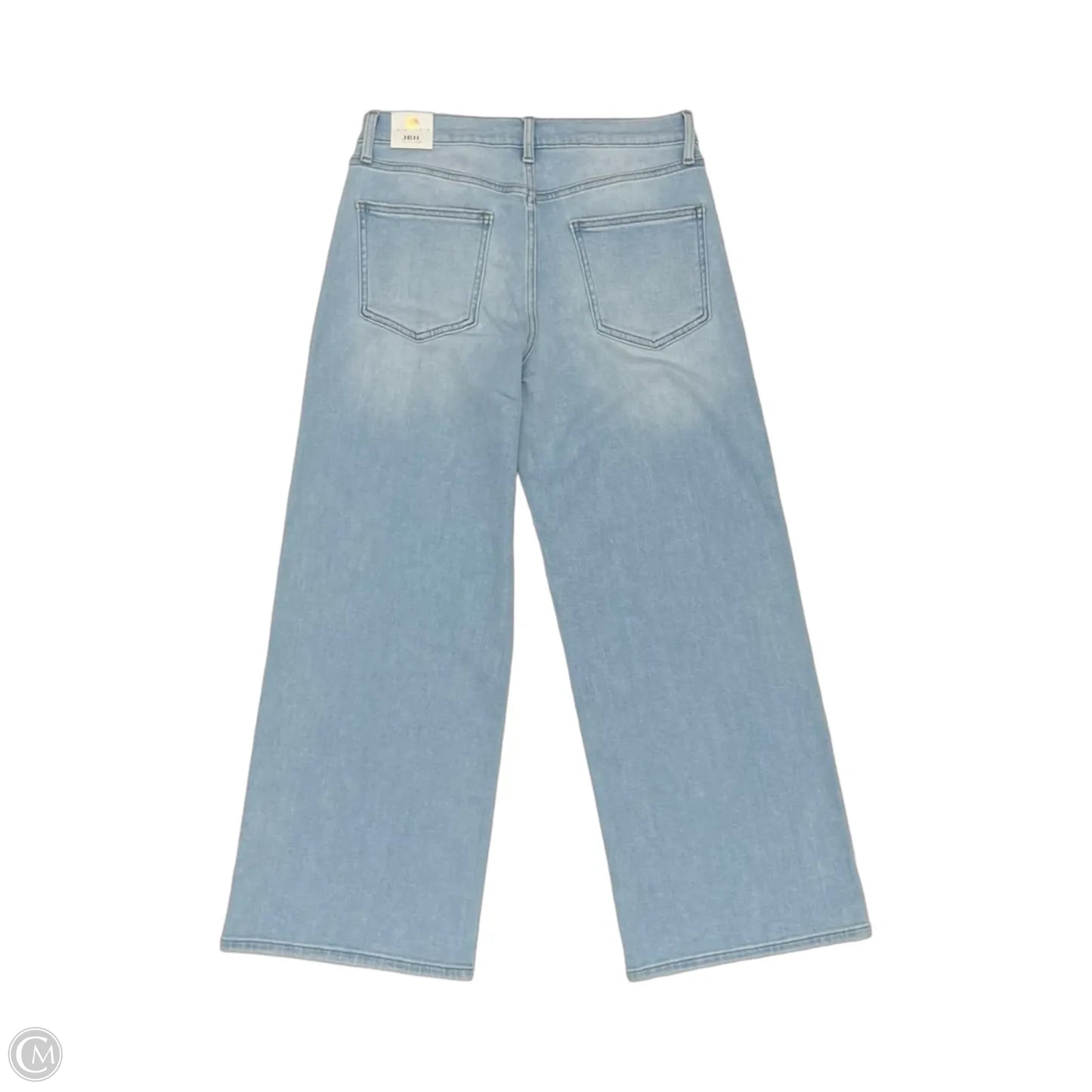Jeans Wide Leg By Just Black In Blue Denim, Size: 12