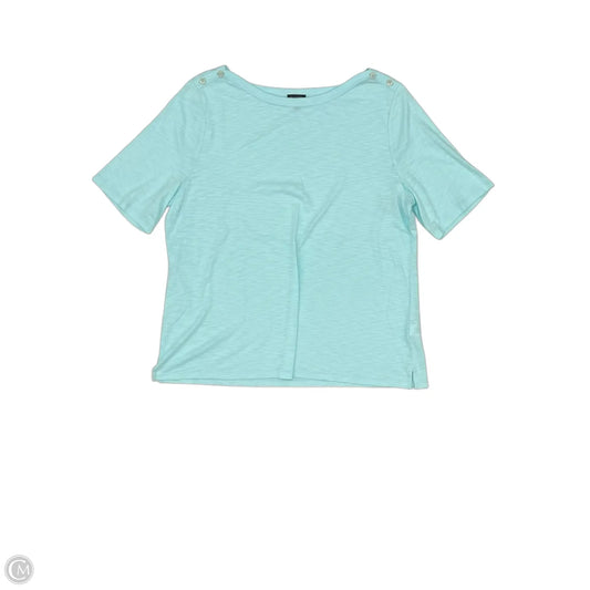 Top Short Sleeve By Talbots In Blue, Size: Xl