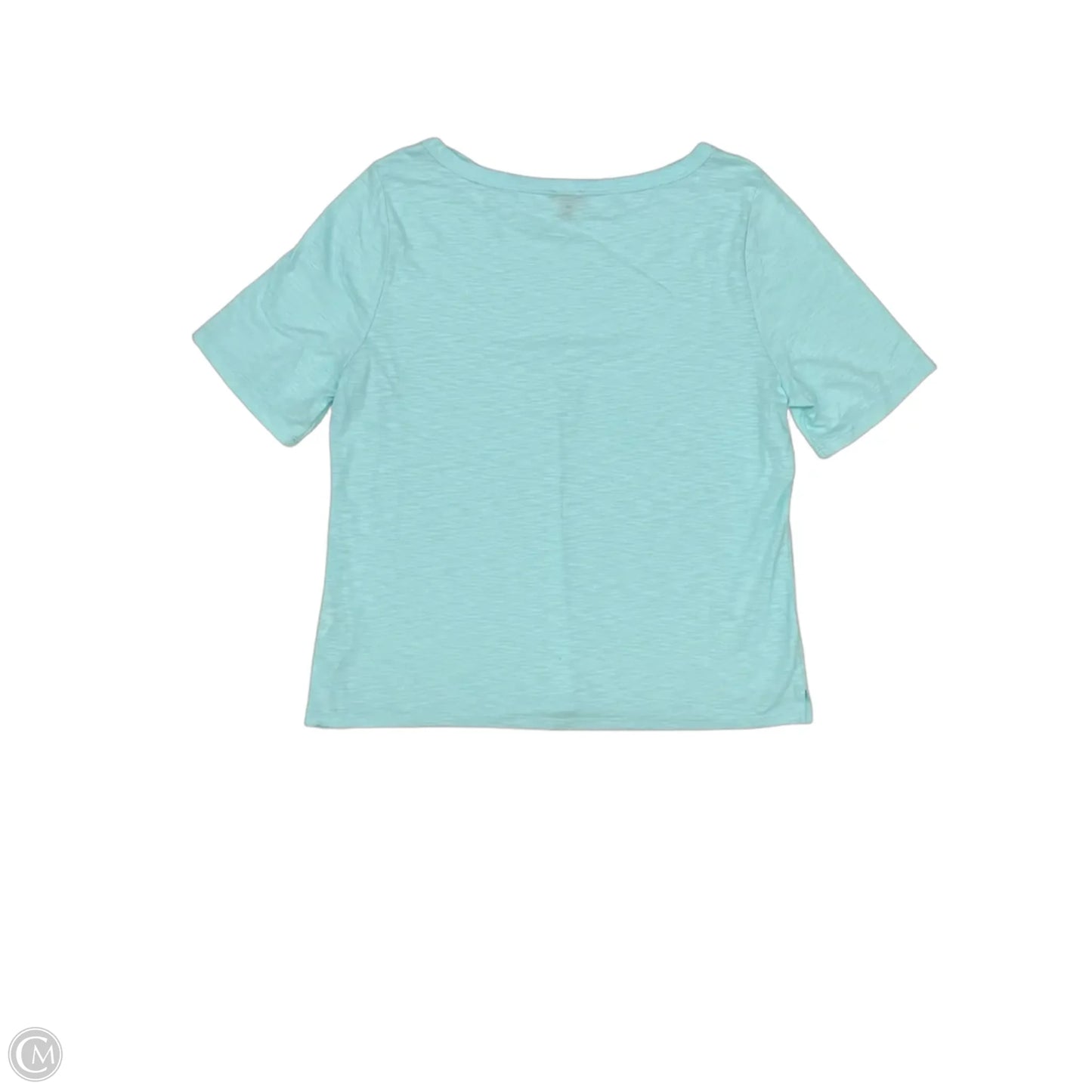Top Short Sleeve By Talbots In Blue, Size: Xl