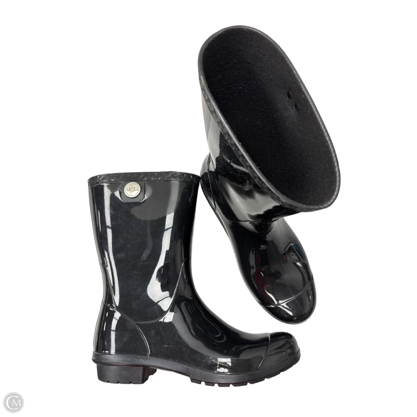 Boots Designer By Ugg In Black, Size: 8