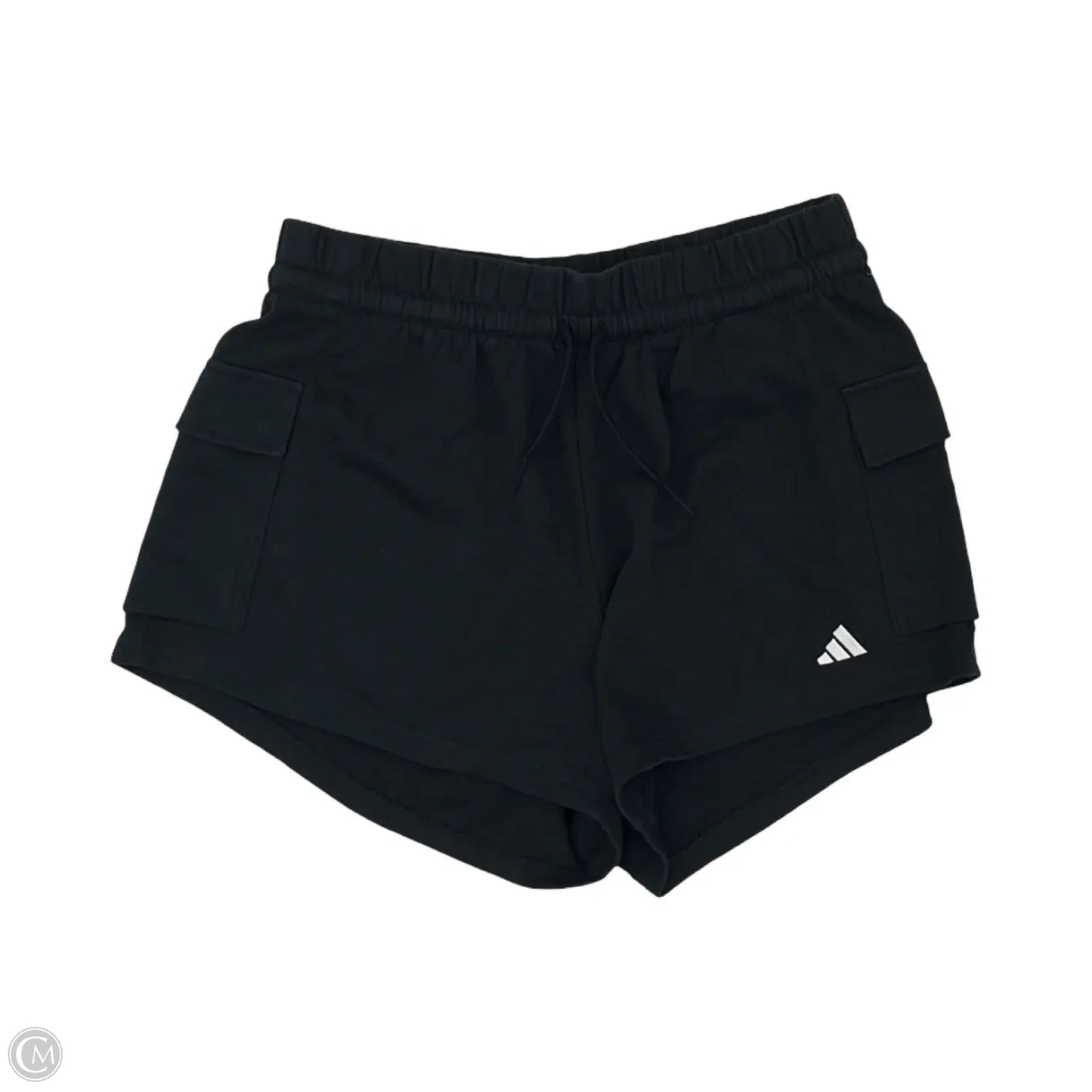 Athletic Shorts By Adidas In Black, Size: L