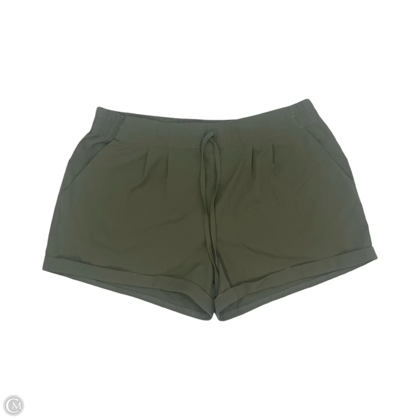 Athletic Shorts By Zyia In Green, Size: L