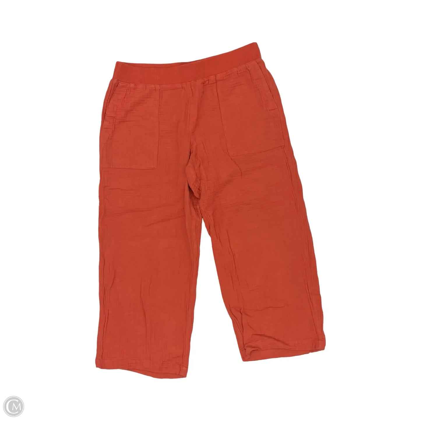 Pants Cropped By J. Jill In Orange, Size: M