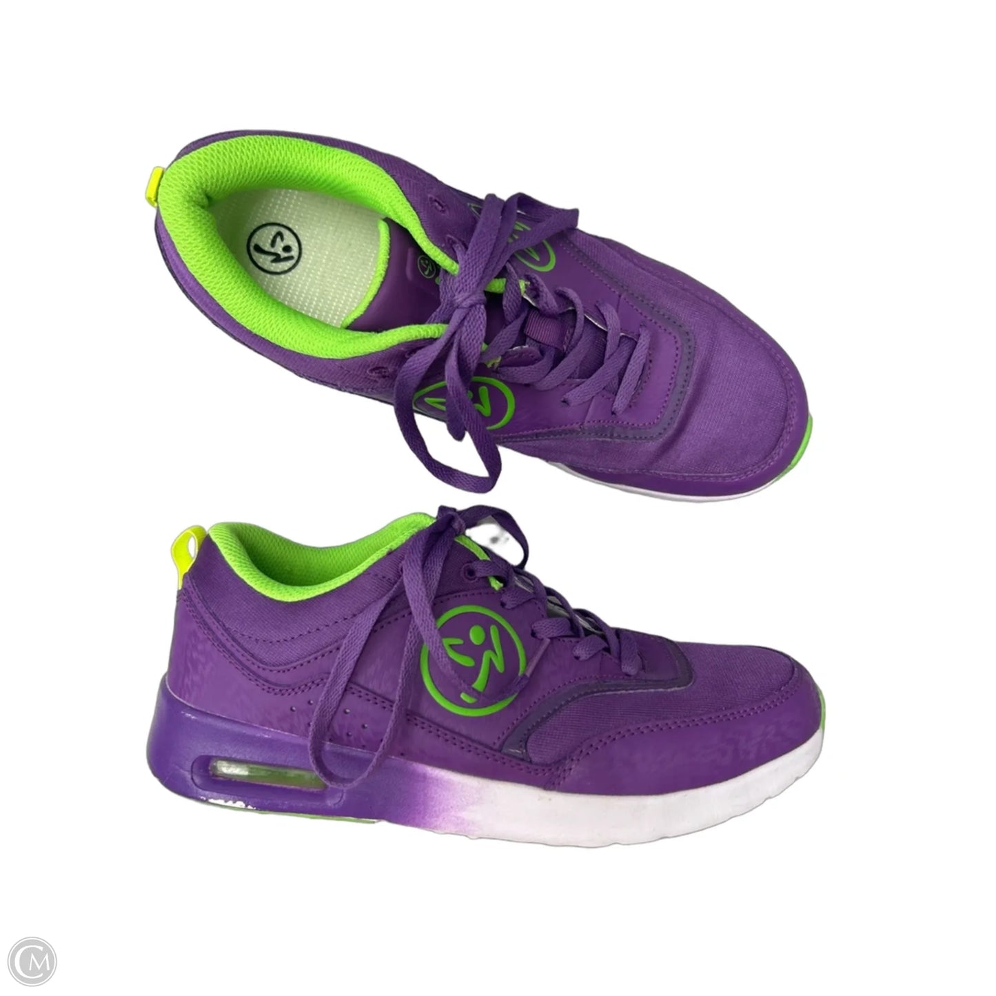 Shoes Athletic By Zumba In Purple, Size: 8.5