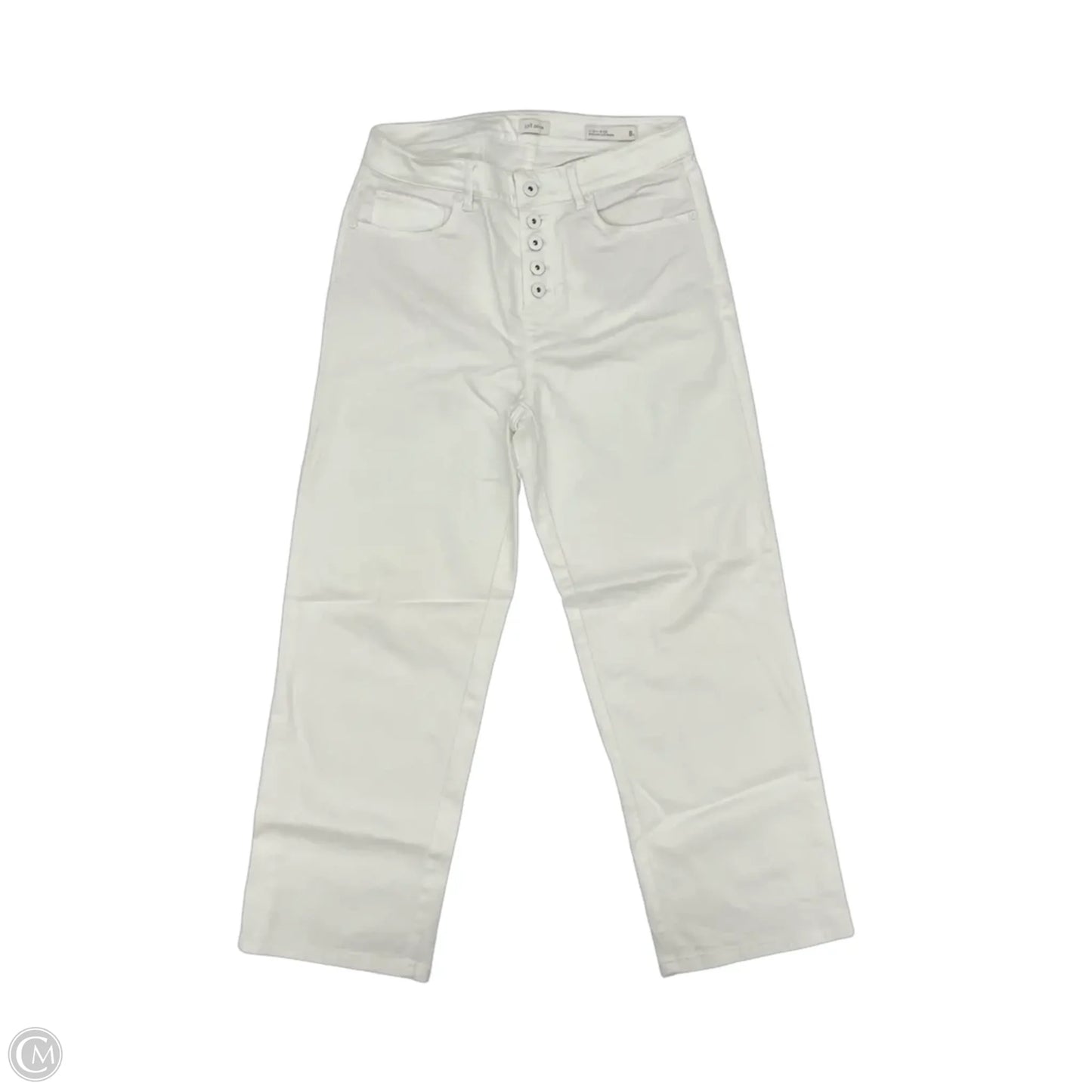 Jeans Straight By J. Jill In White, Size: 8