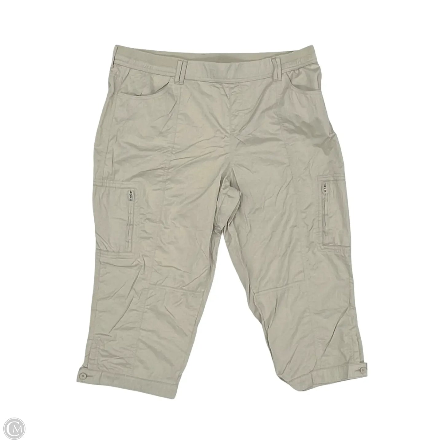 Pants Cropped By West Bound In Cream, Size: 18