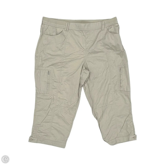 Pants Cropped By West Bound In Cream, Size: 18
