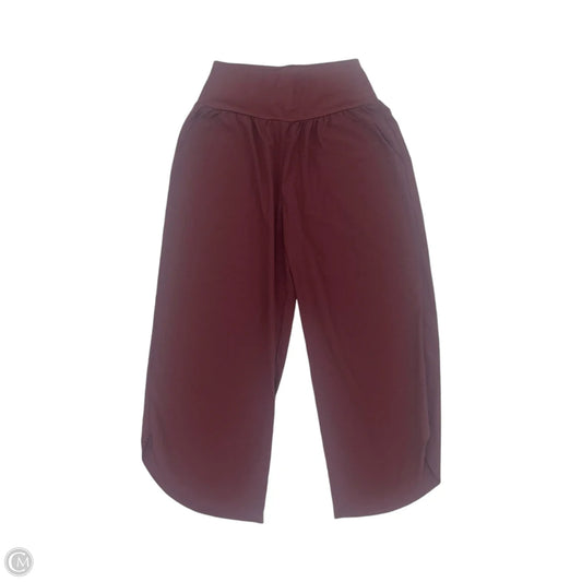 Athletic Pants By Halara In Maroon, Size: M