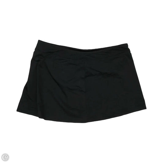 Skort By Lands End In Black, Size: 18