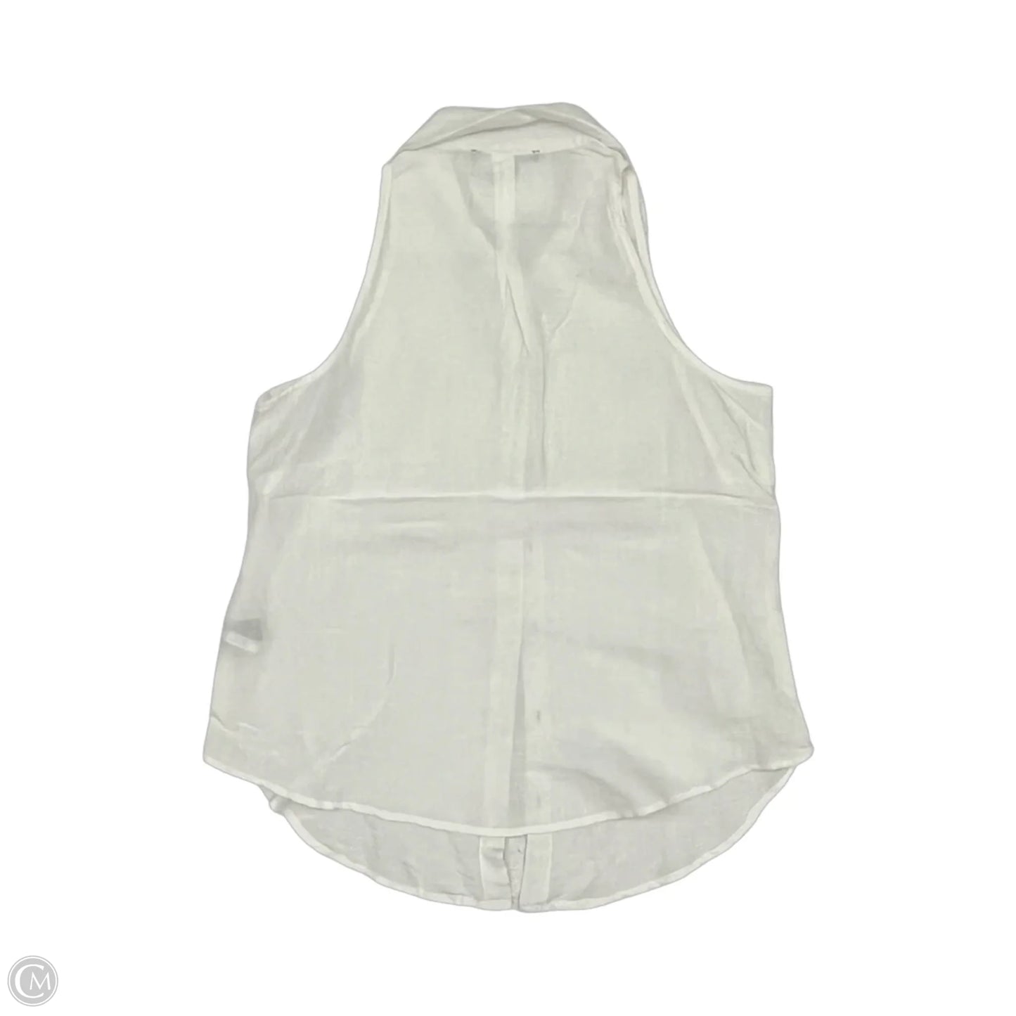 Blouse Sleeveless By Boston Proper In White, Size: Xs