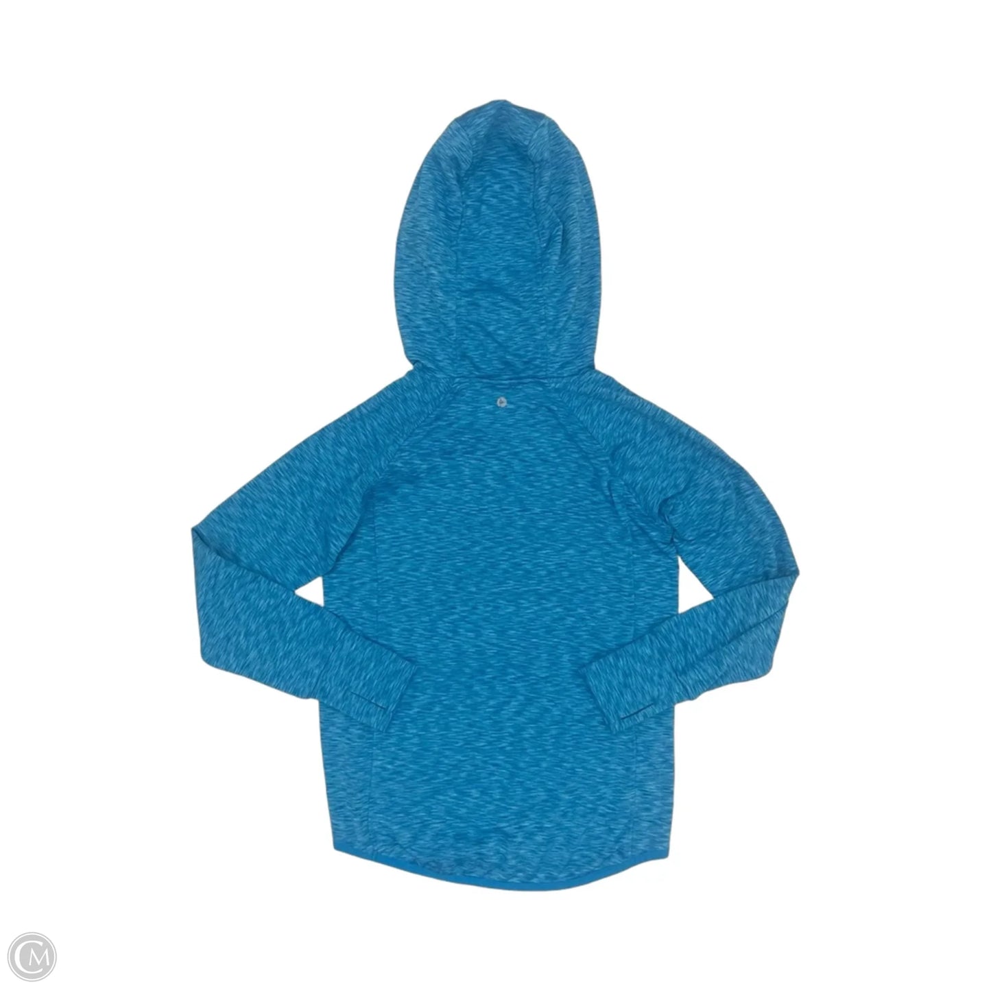 Athletic Top Long Sleeve Hoodie By 90 Degrees By Reflex In Blue, Size: M