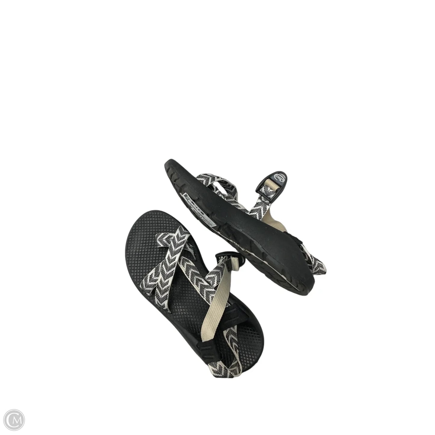 Sandals Flats By Chacos In Black & White, Size: 6