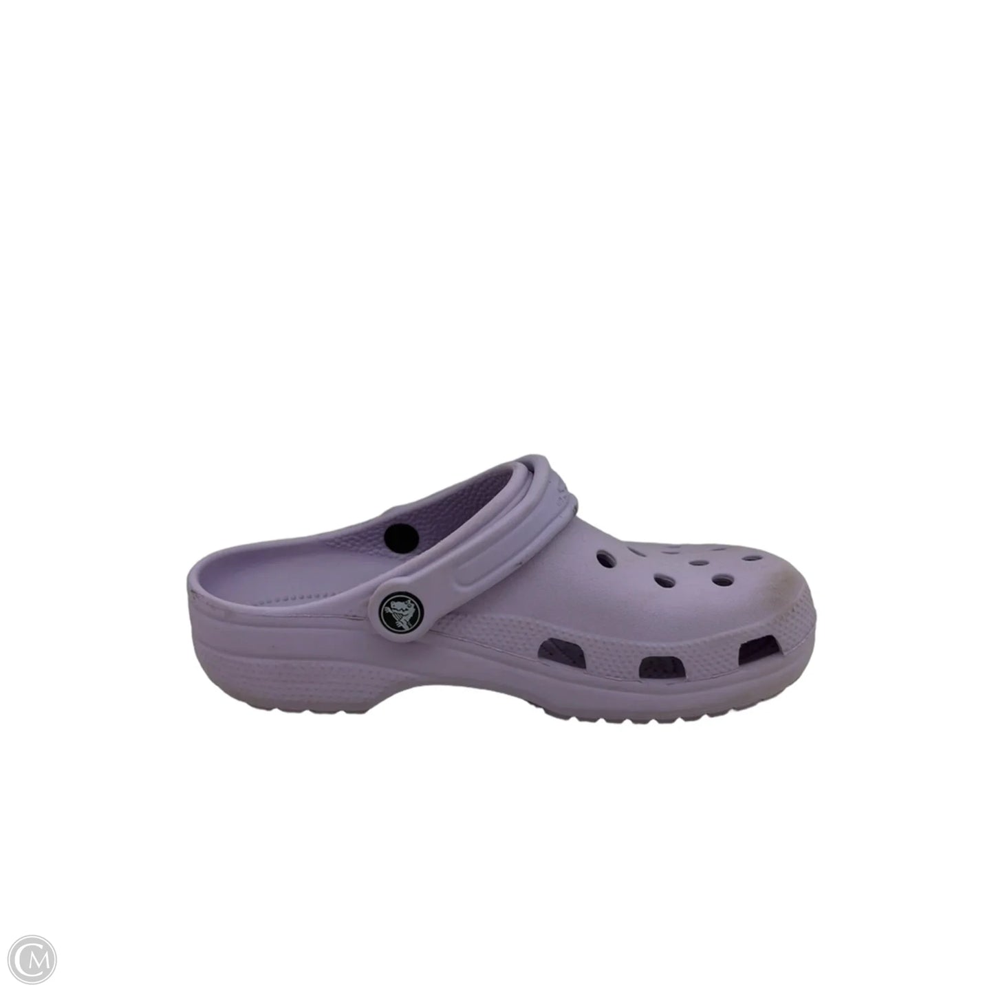Shoes Flats By Crocs In Purple, Size: 7