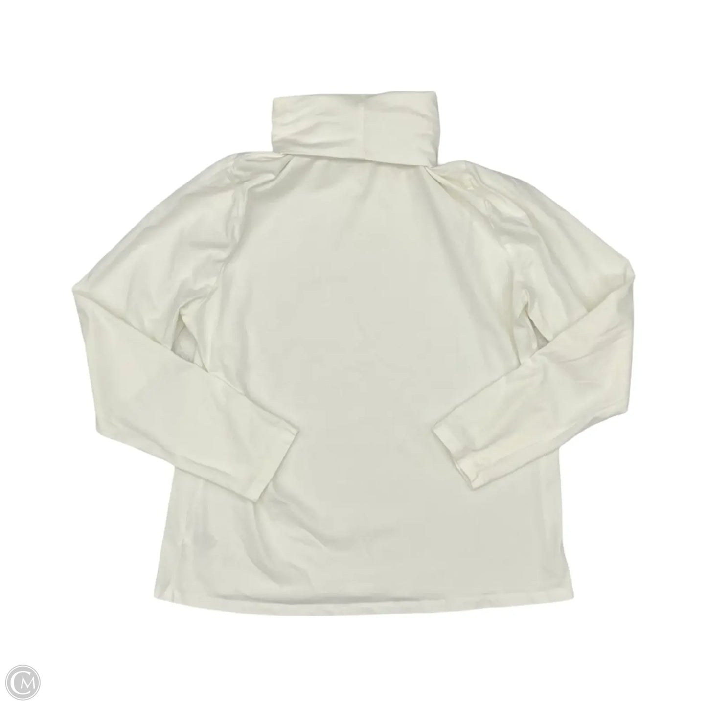 Top Long Sleeve By Talbots In Cream, Size: L