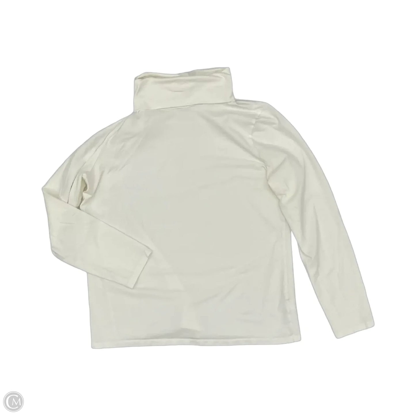 Top Long Sleeve By Talbots In Cream, Size: Lp