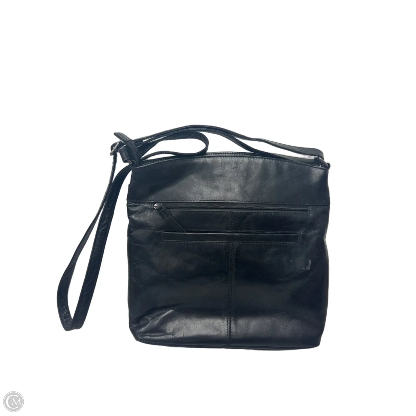 Crossbody Leather By Clothes Mentor, Size: Medium