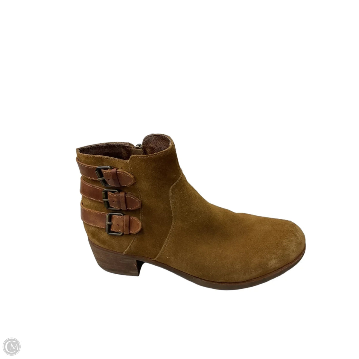 Boots Designer By Ugg In Brown, Size: 10