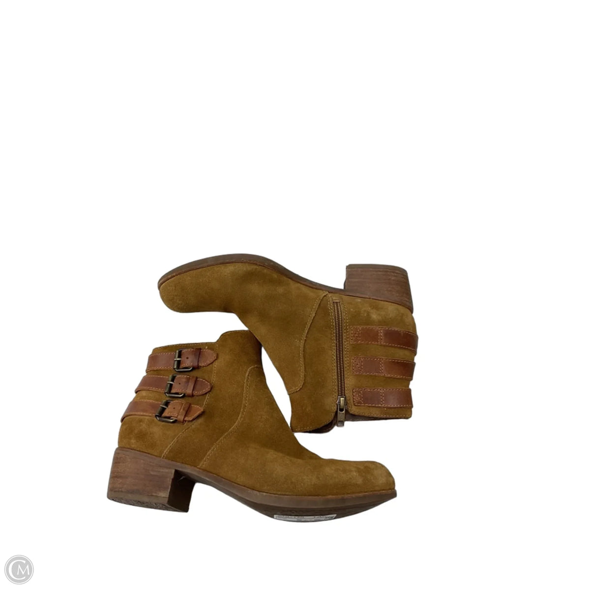 Boots Designer By Ugg In Brown, Size: 10