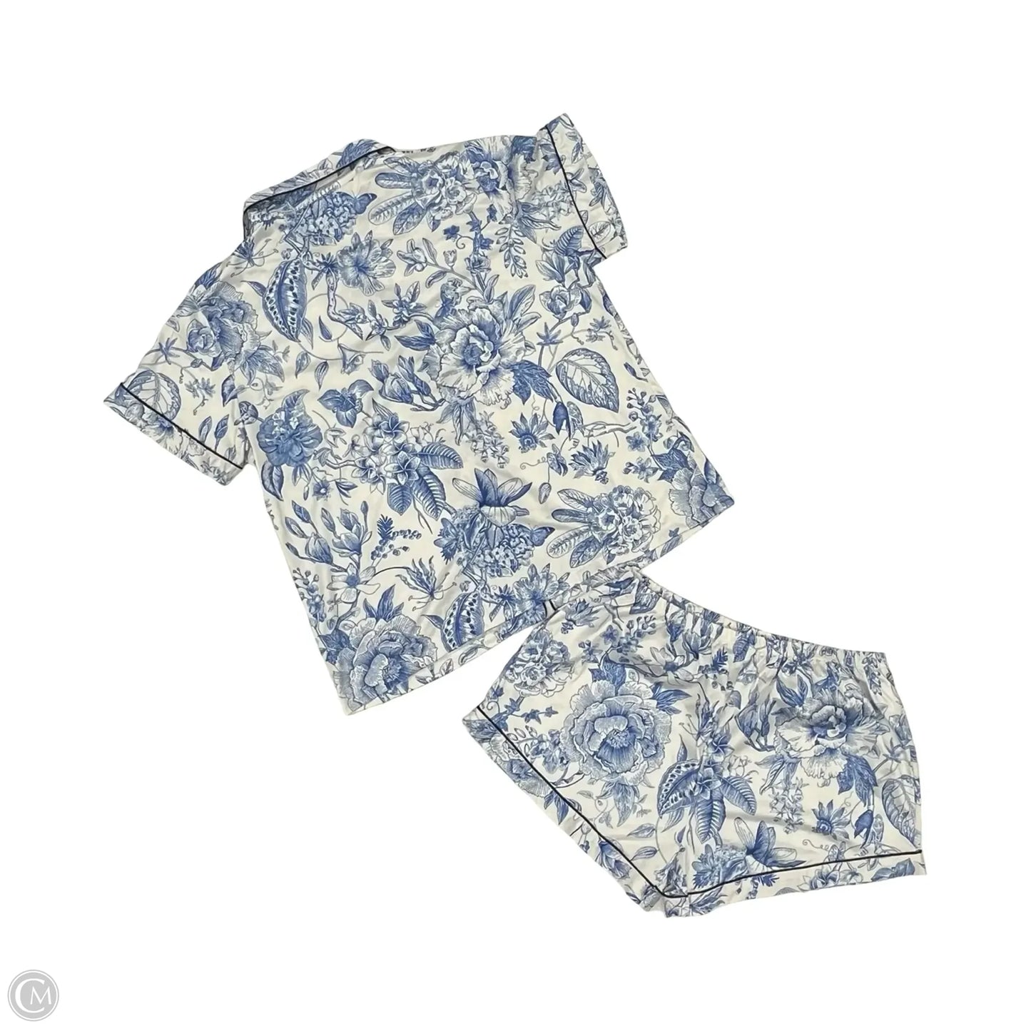Jeans Wide Leg By Lands End In Blue Denim, Size: 16