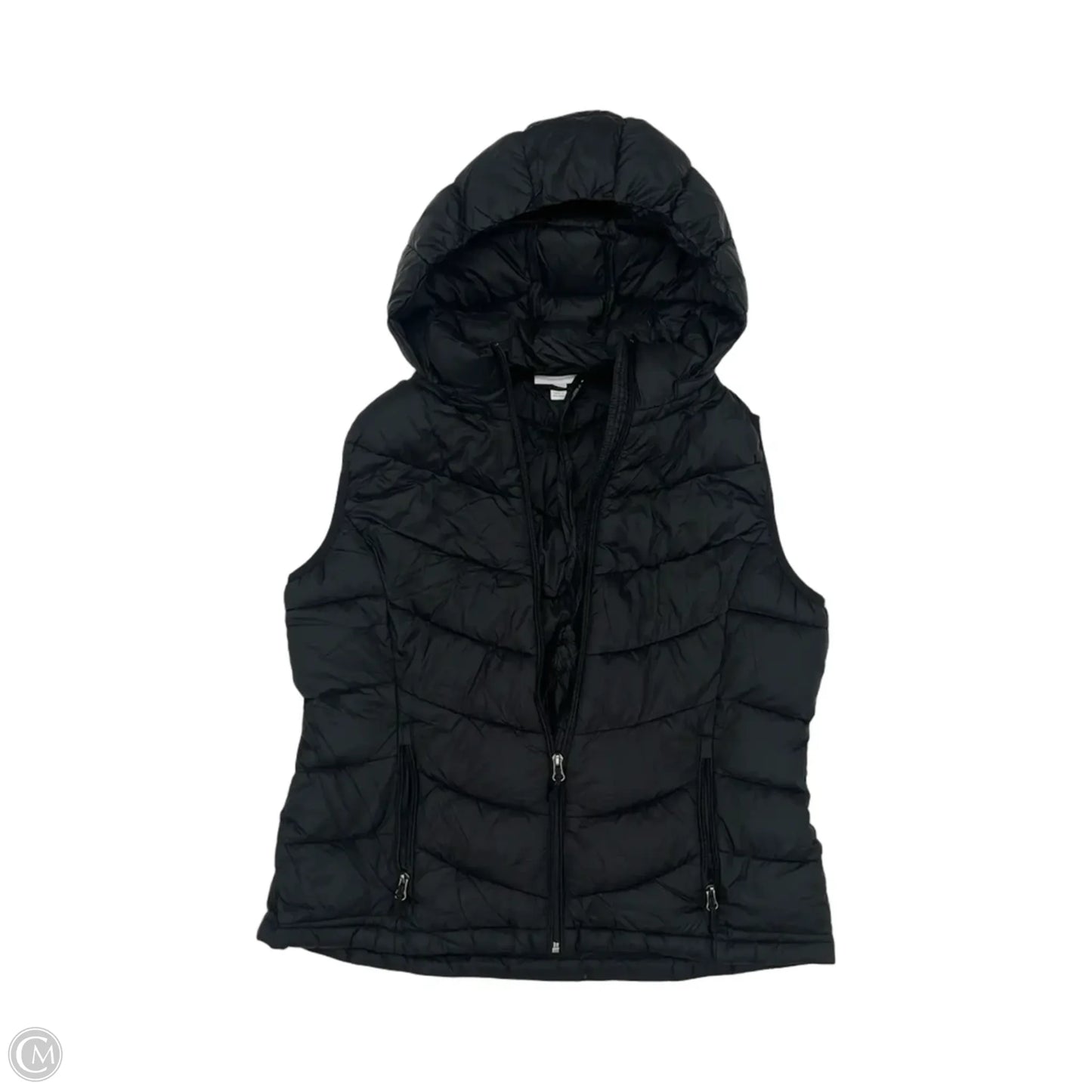 Vest Puffer & Quilted By Charter Club In Black, Size: Xl