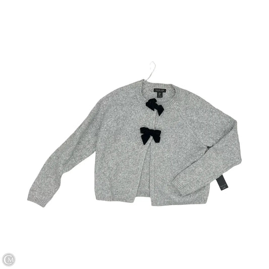 Sweater Cardigan By Rachel Zoe In Grey, Size: M