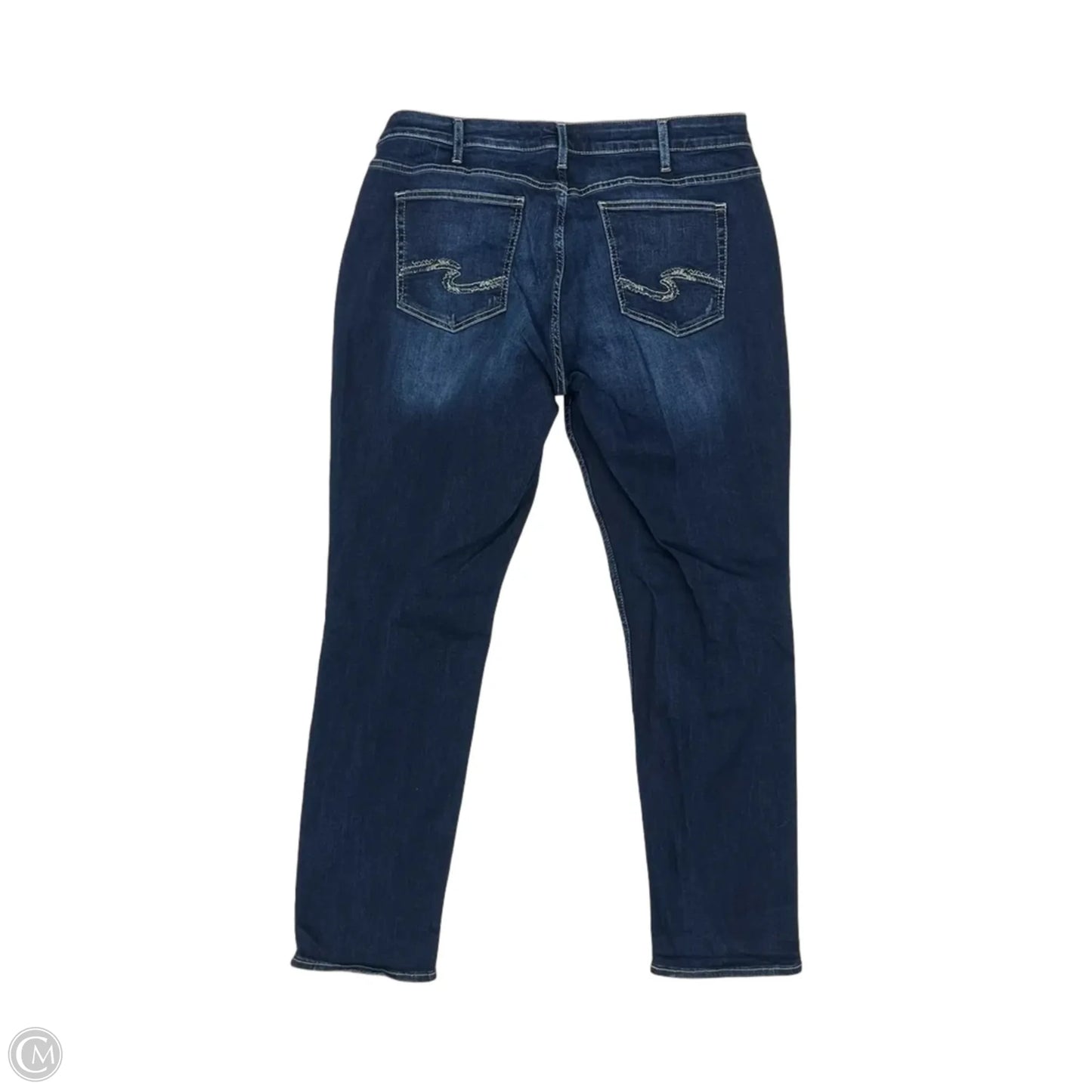 Jeans Straight By Silver In Blue Denim, Size: 18