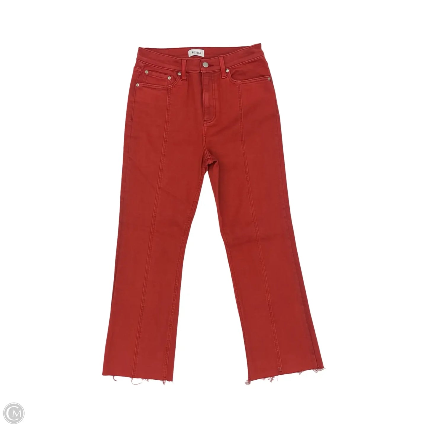 Jeans Flared By Pistola In Red, Size: 8