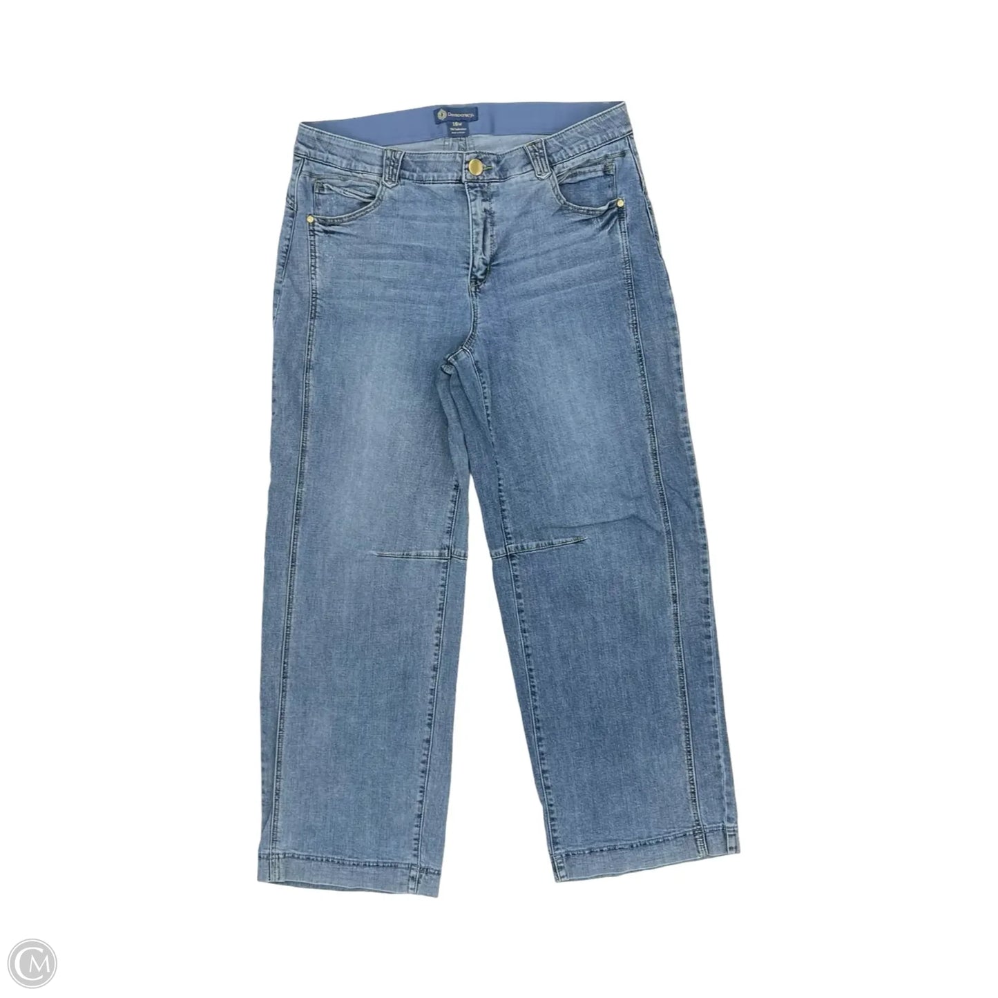 Jeans Wide Leg By Democracy In Blue Denim, Size: 16
