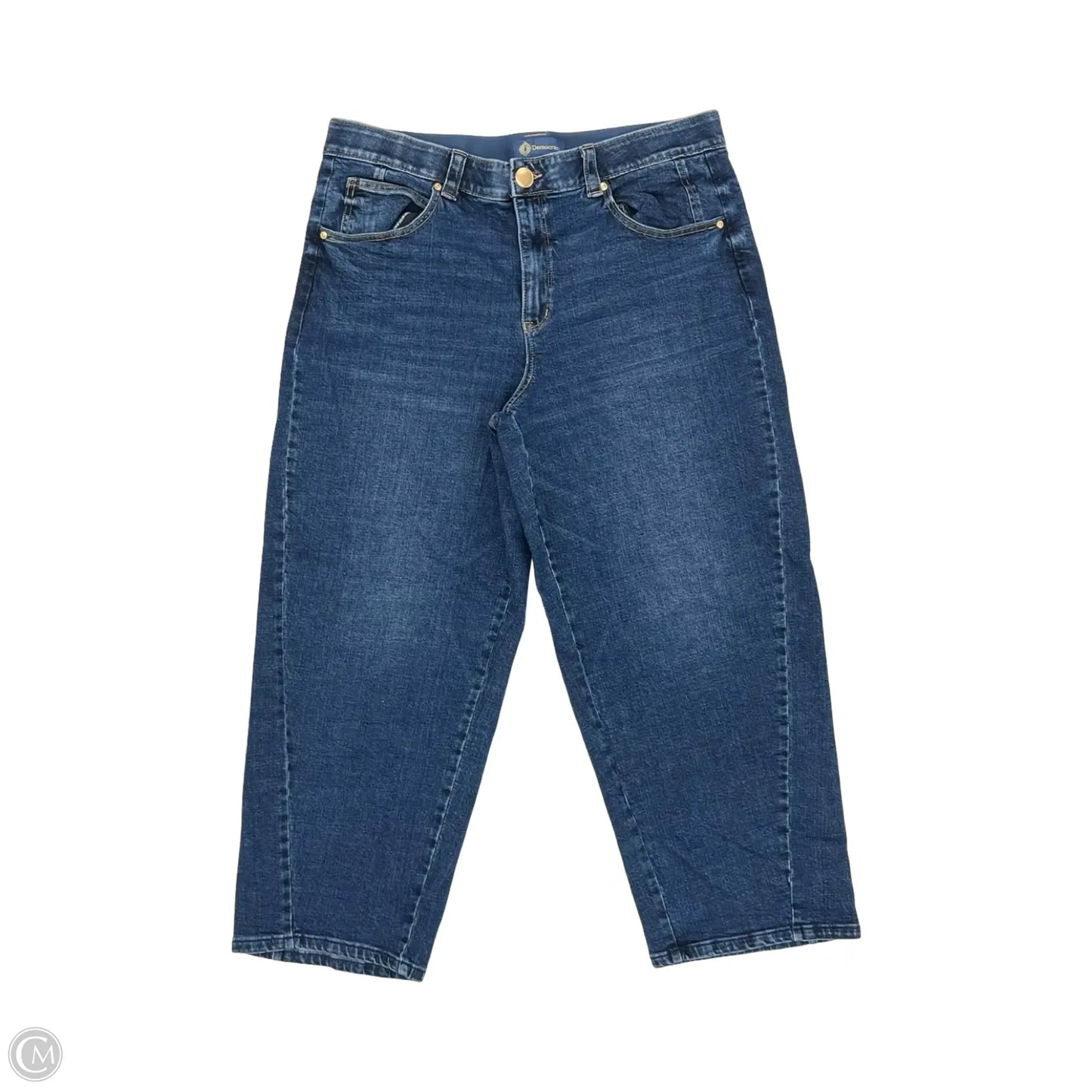 Jeans Straight By Democracy In Blue Denim, Size: 16