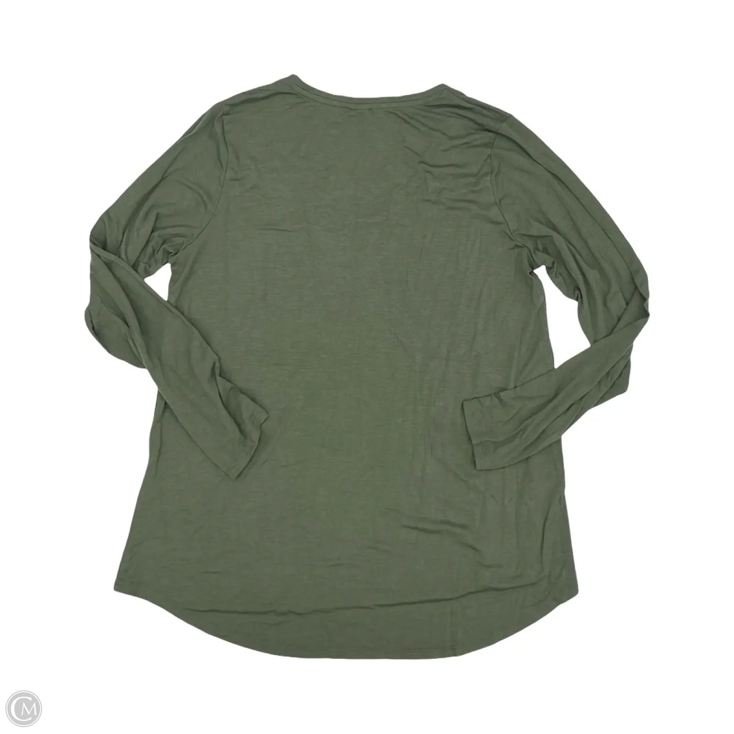 Top Long Sleeve By Members Mark In Green, Size: Xl