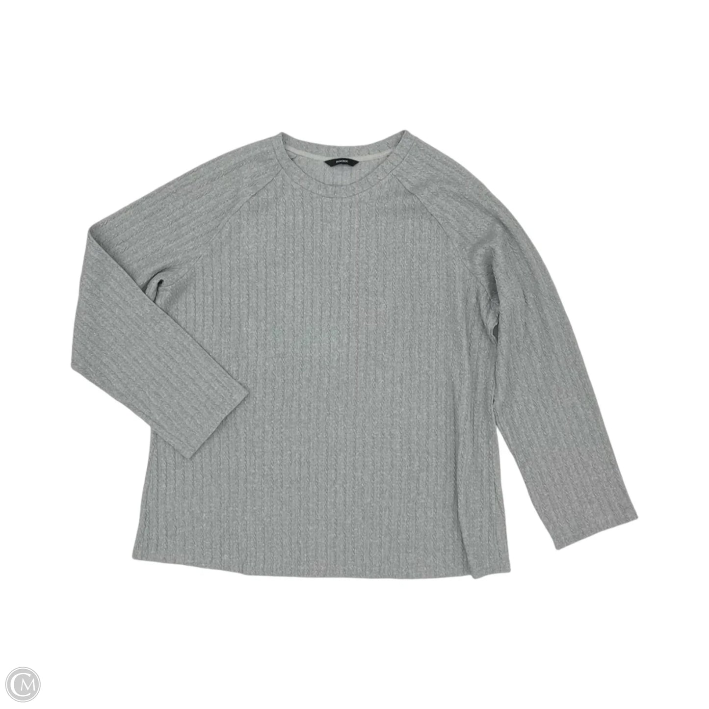 Top Long Sleeve By Dokotoo In Grey, Size: 3x