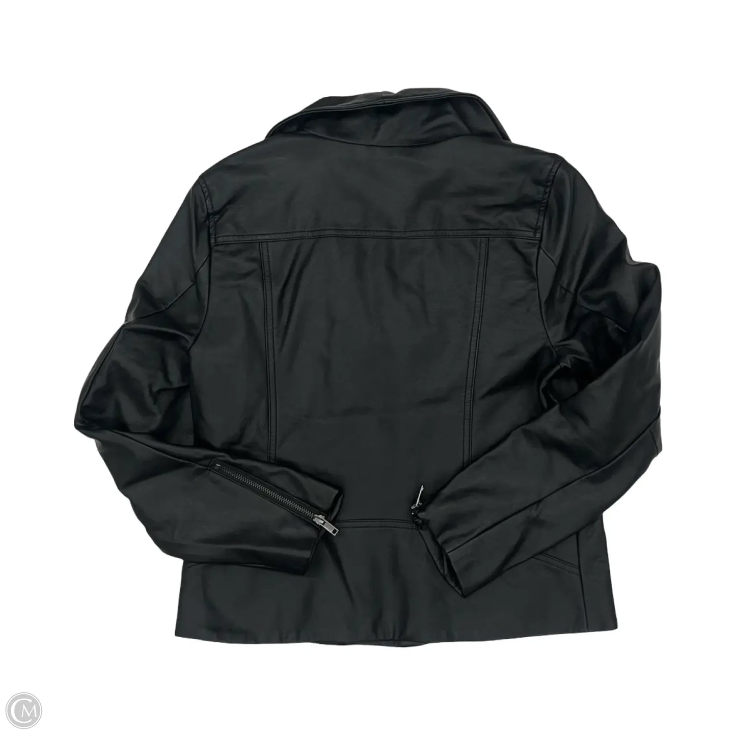 Jacket Moto By Simply Vera In Black, Size: S