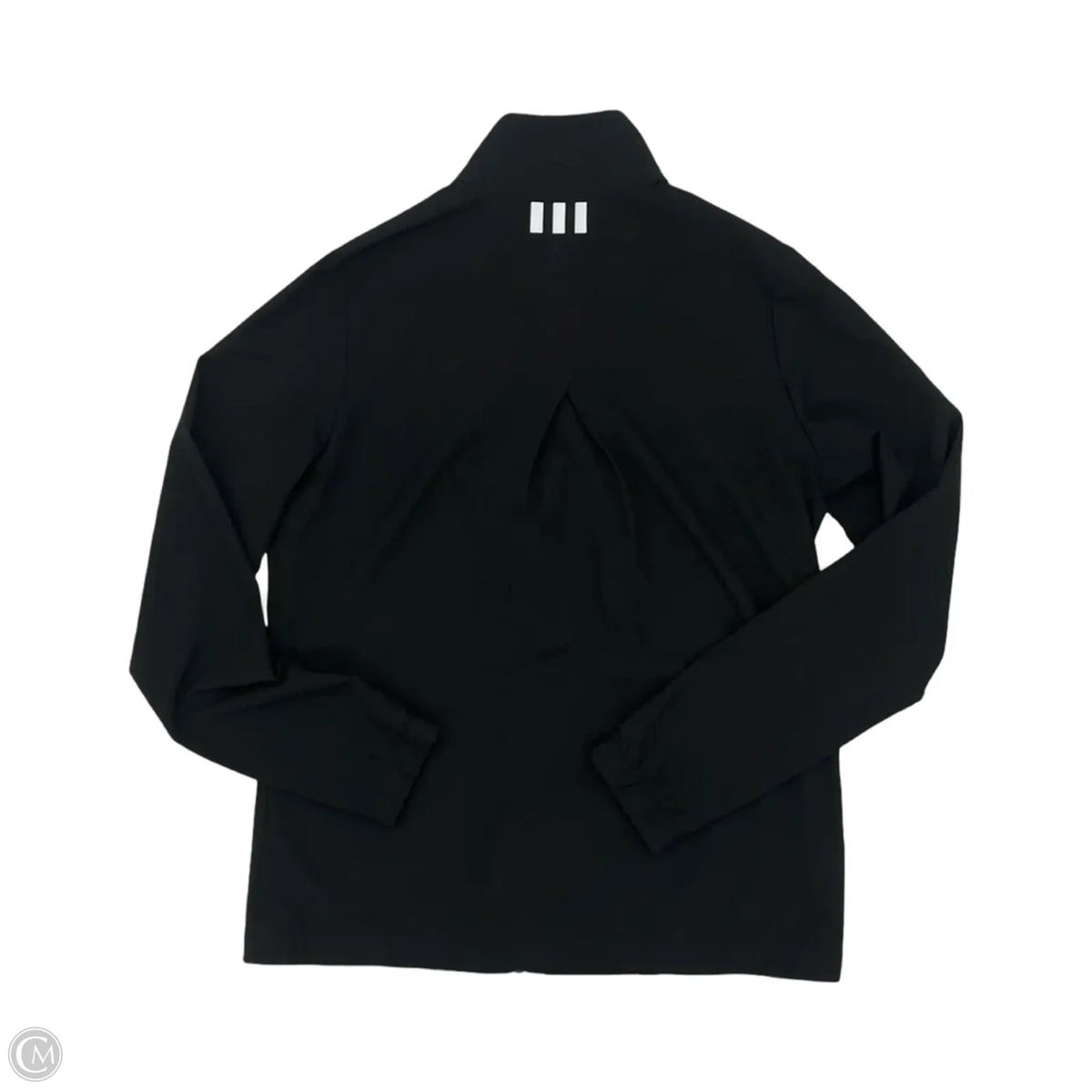 Athletic Jacket By Adidas In Black, Size: M