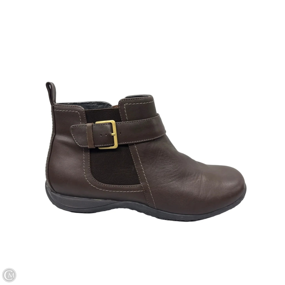 Boots Ankle Flats By Vionic In Brown, Size: 10