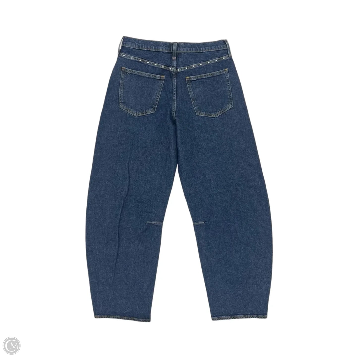 Jeans Wide Leg By Gap In Blue Denim, Size: 8