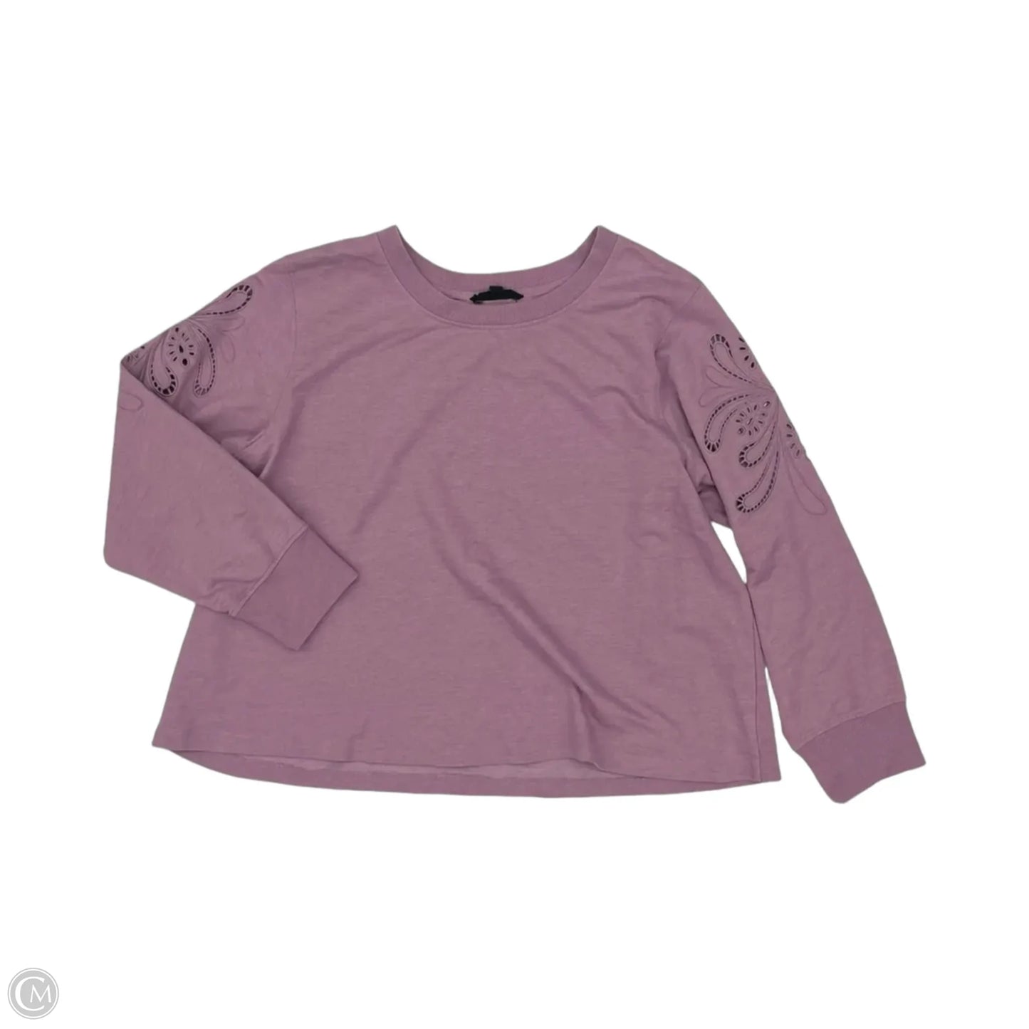 Top Long Sleeve By Jane And Delancey In Purple, Size: 1x