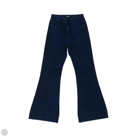 Jeans Flared By Express In Blue Denim, Size: 8