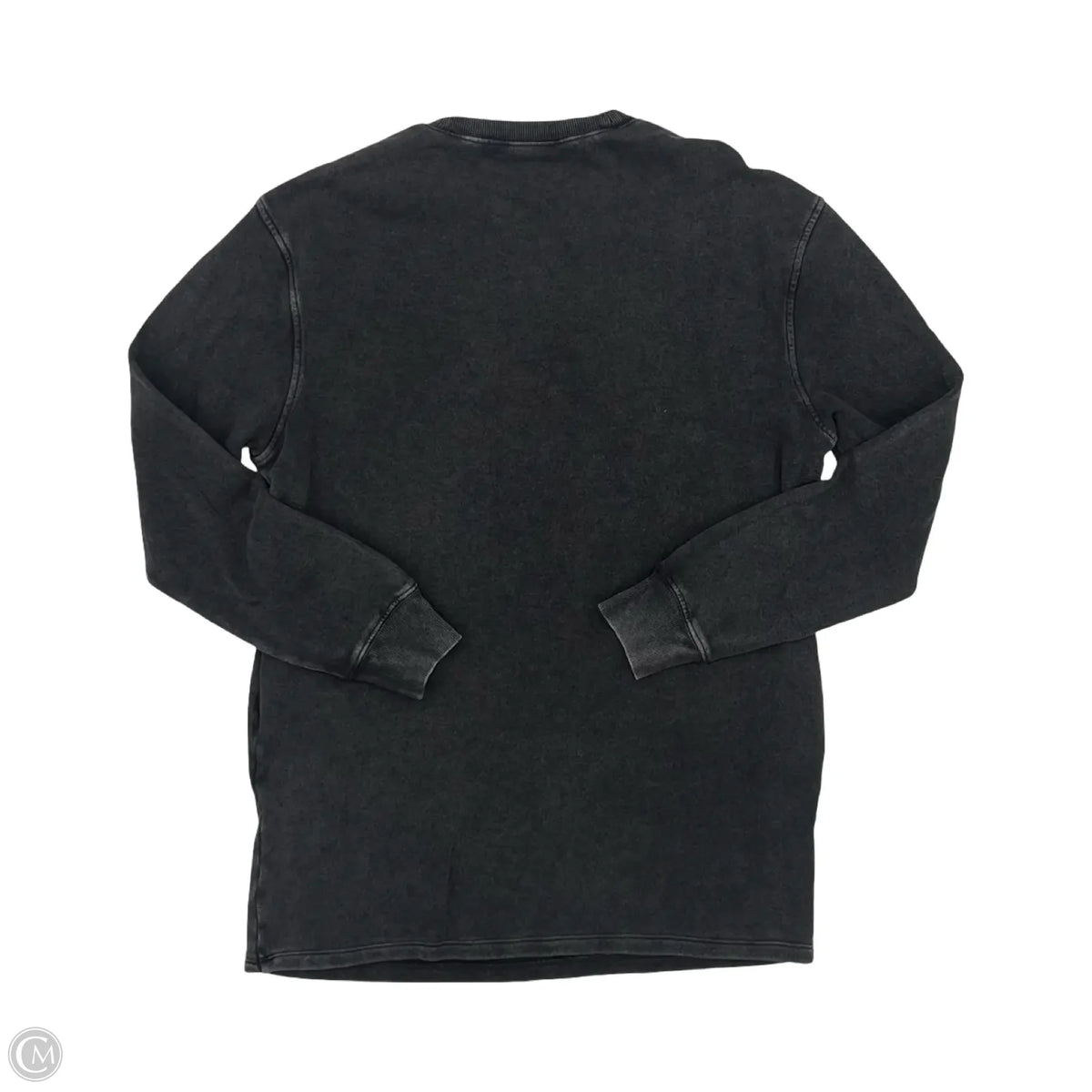 Sweatshirt Crewneck By Double Zero In Black, Size: M