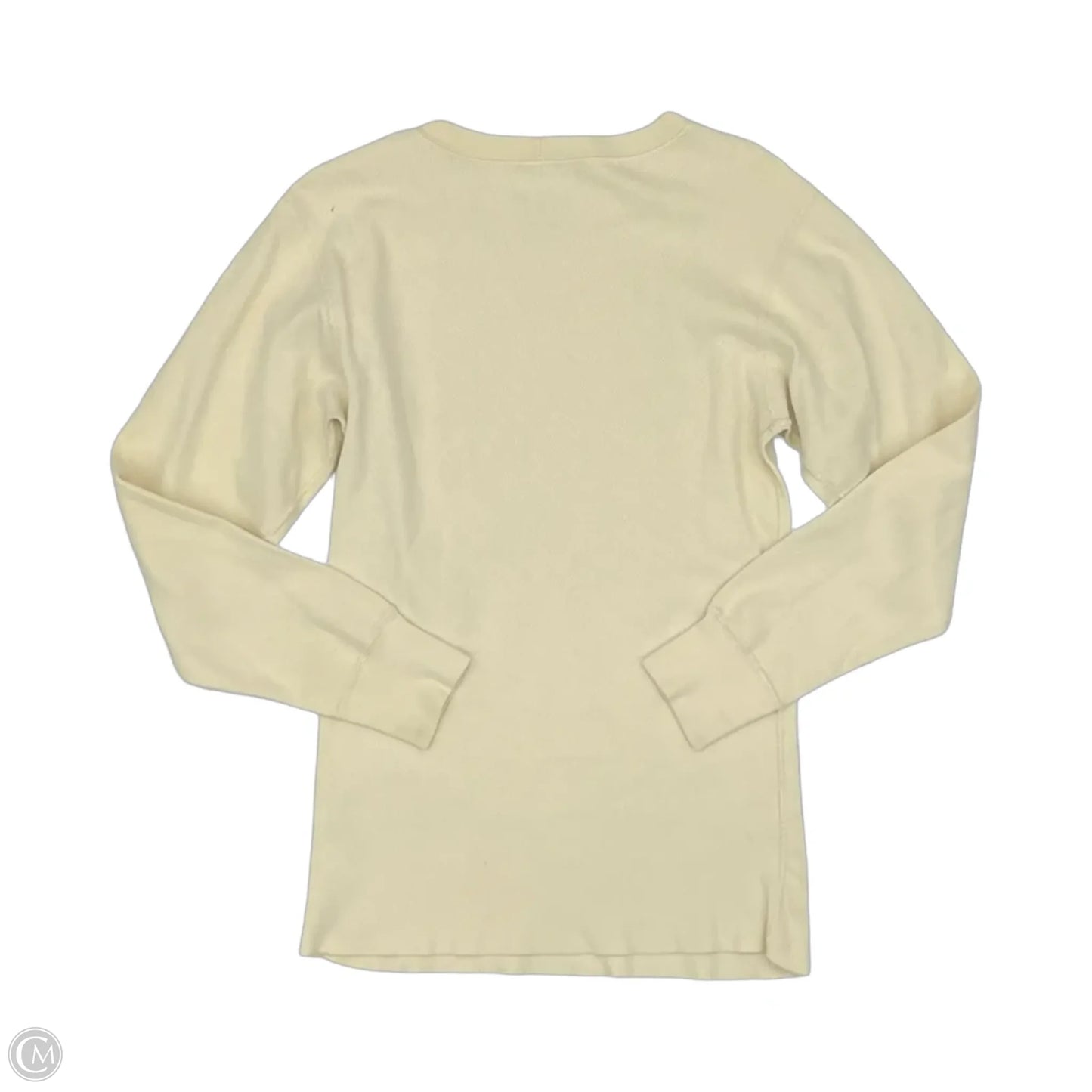 Top Long Sleeve By Carhartt In Cream, Size: M