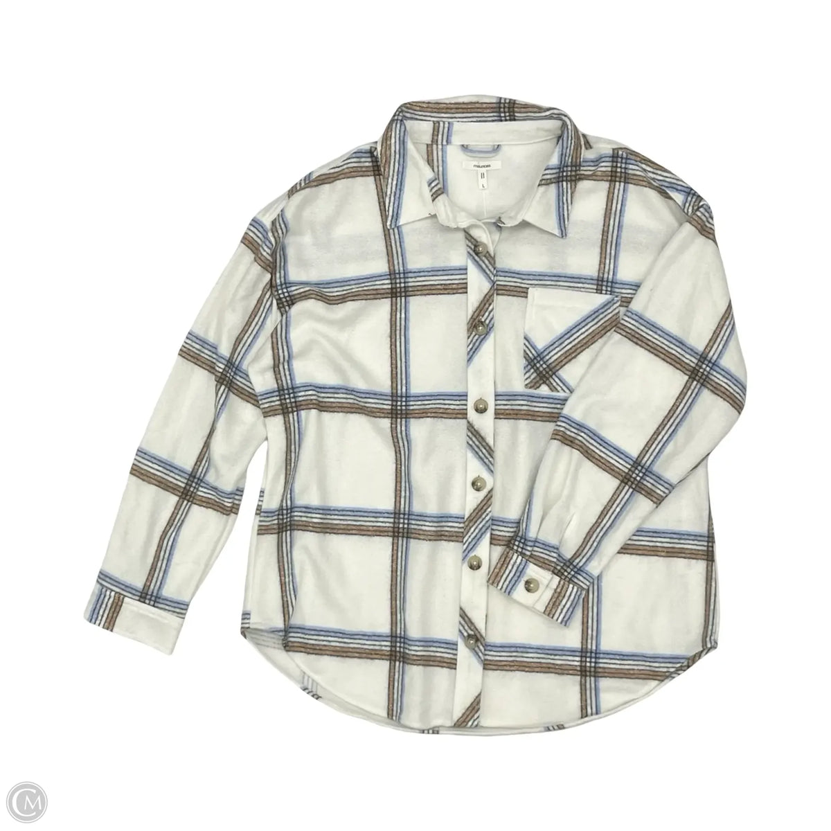 Cardigan By Dkny In Blue, Size: L
