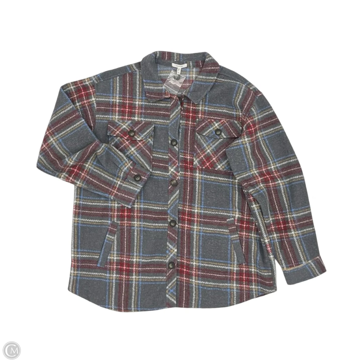 Jacket Other By Maurices In Grey & Red, Size: Xl