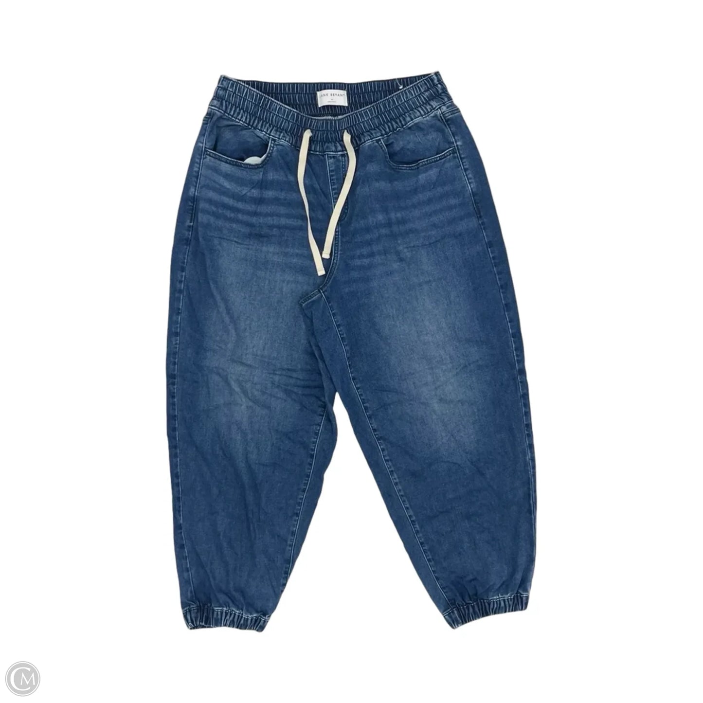 Jeans Wide Leg By Lane Bryant In Blue Denim, Size: 14