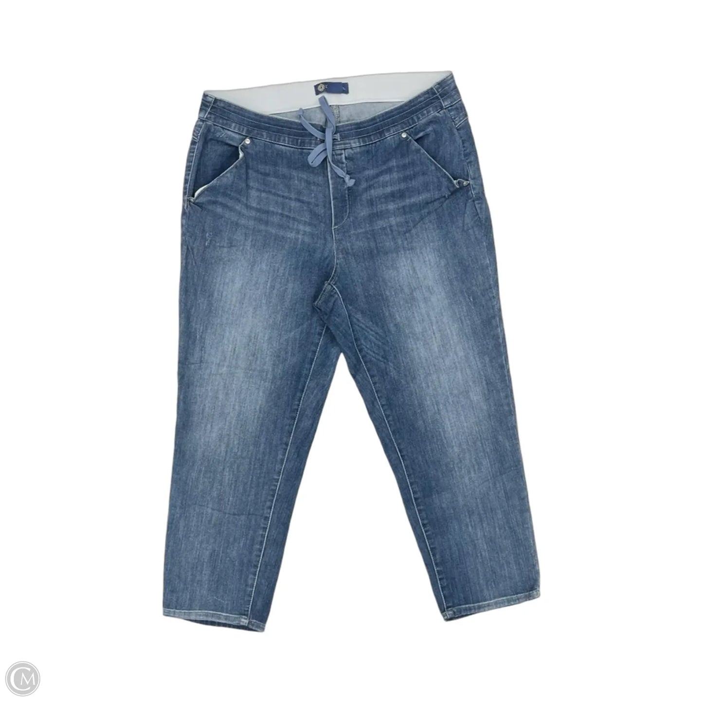 Jeans Straight By Democracy In Blue Denim, Size: 18w