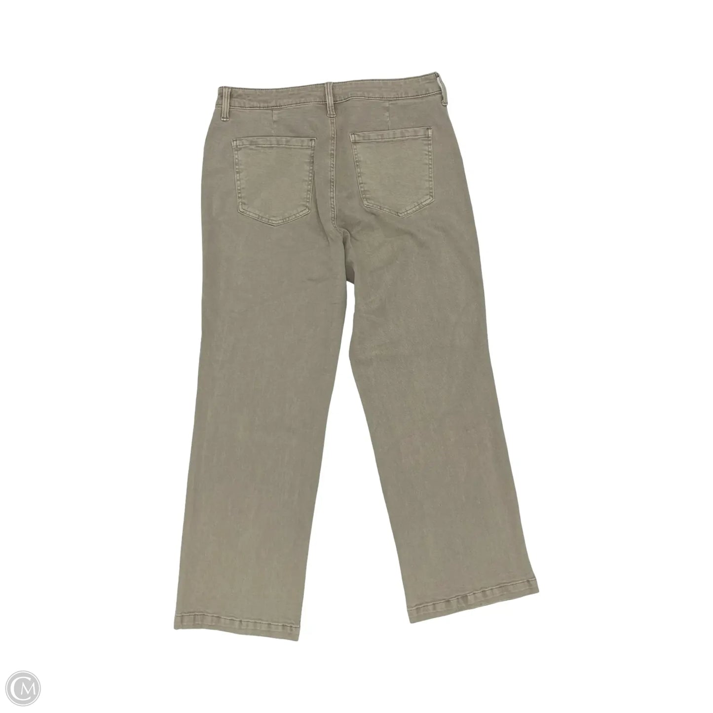 Jeans Straight By Kut In Tan Denim, Size: 12