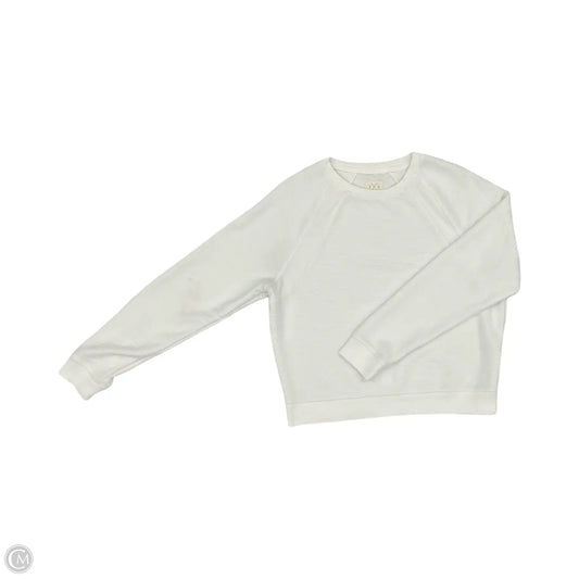 Top Long Sleeve By Thread And Supply In White, Size: M