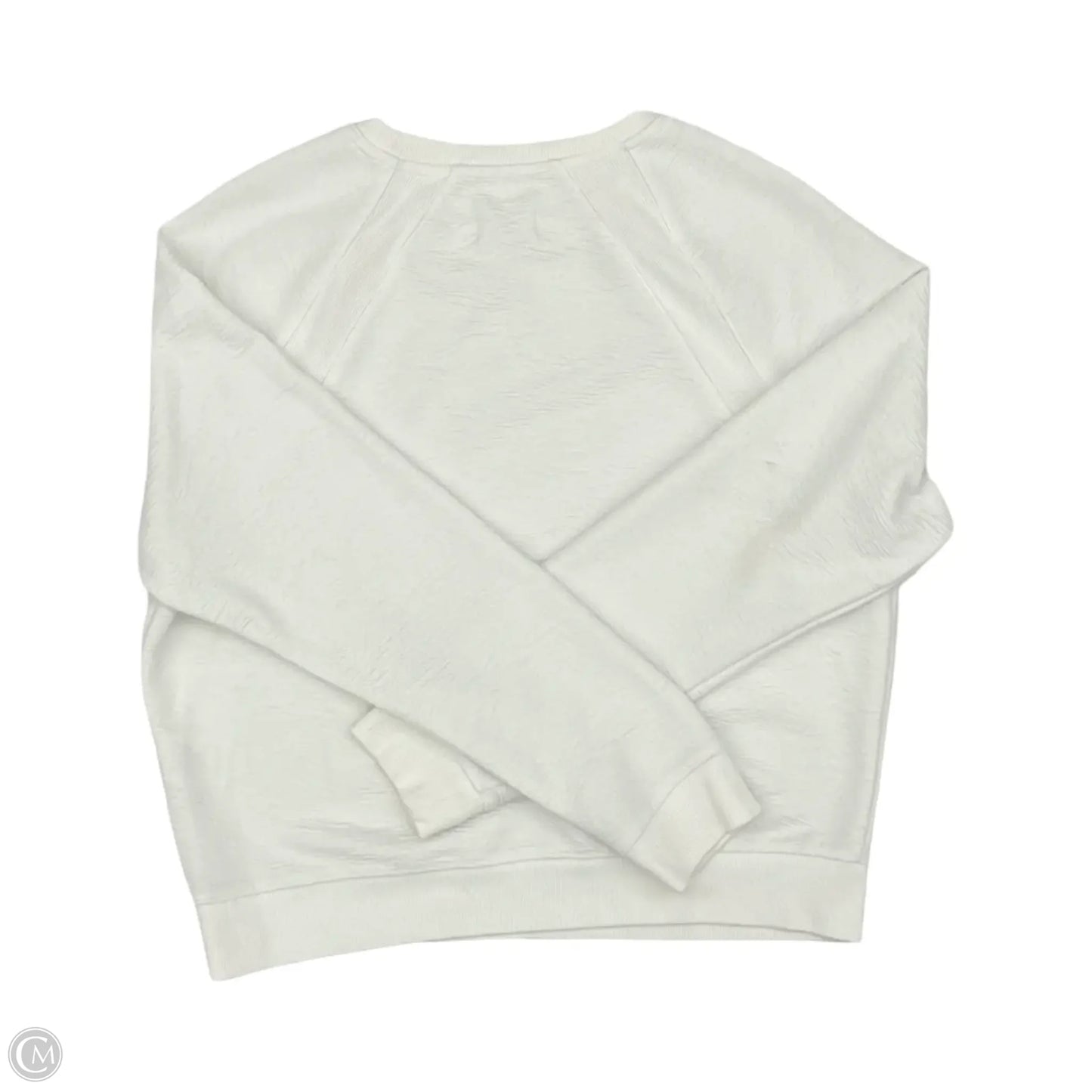 Top Long Sleeve By Thread And Supply In White, Size: M