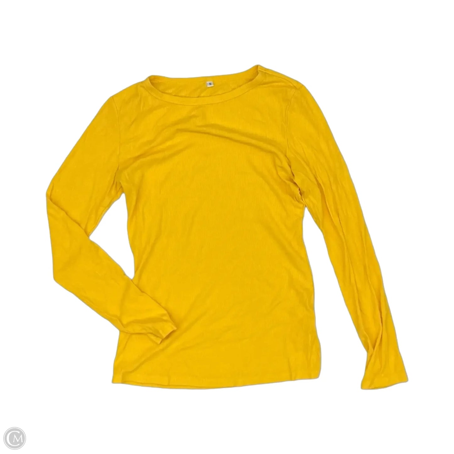 Top Long Sleeve By Clothes Mentor In Yellow, Size: M