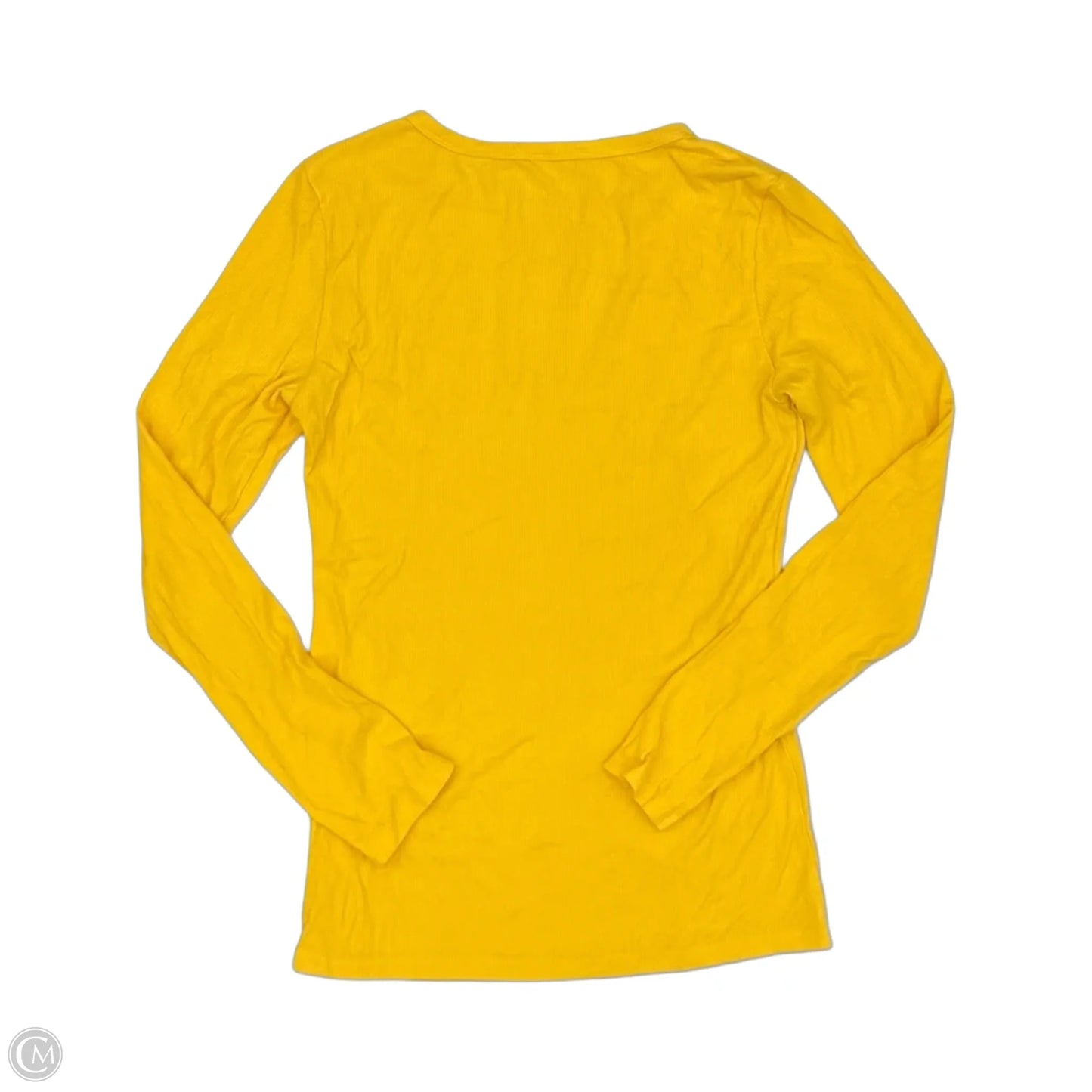 Top Long Sleeve By Clothes Mentor In Yellow, Size: M