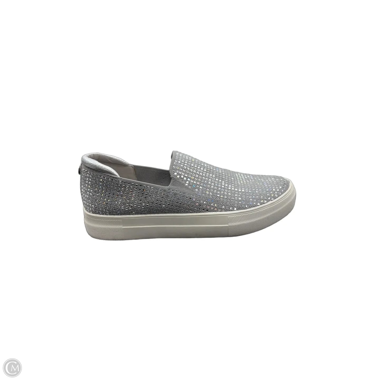 Shoes Sneakers By Steve Madden In Silver, Size: 10