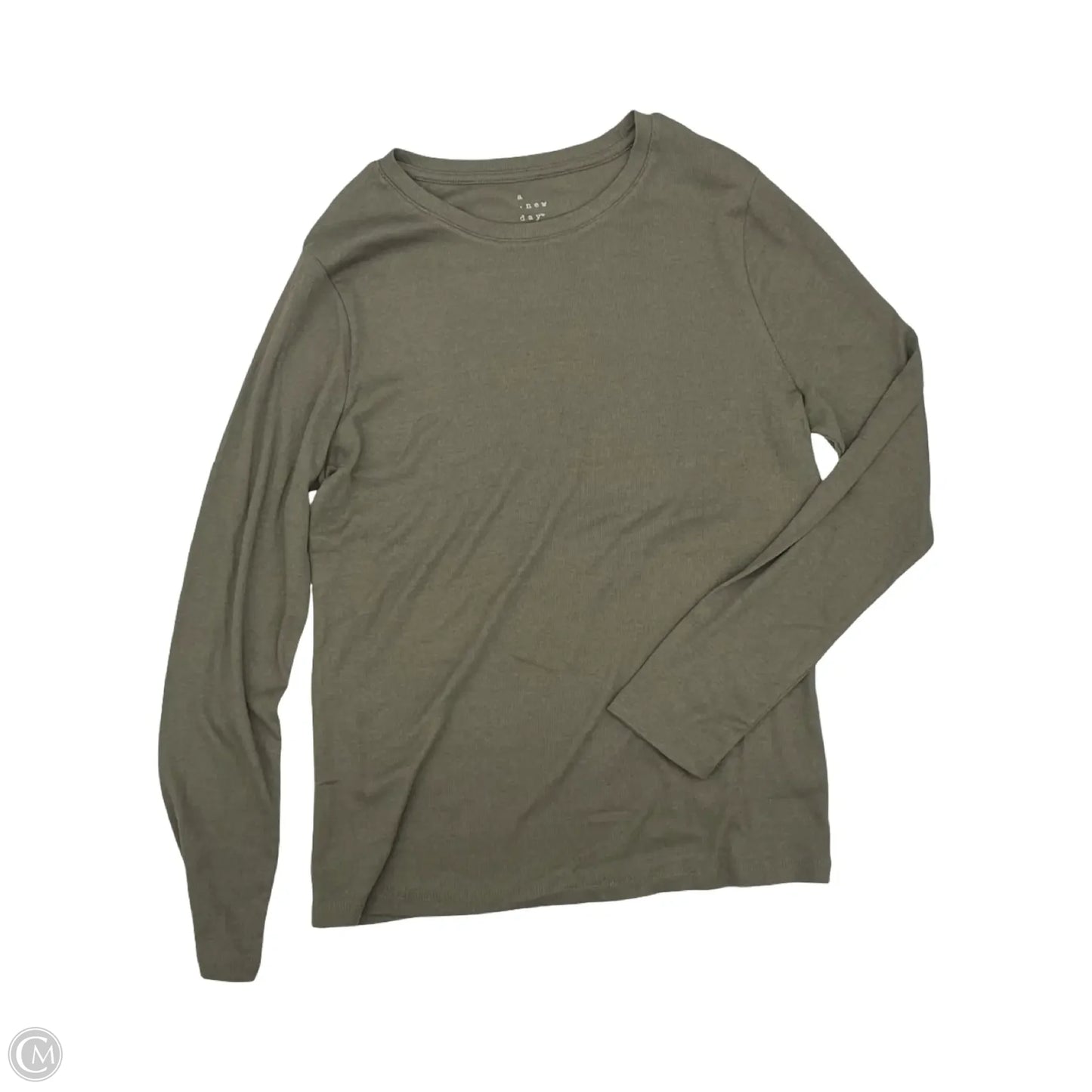 Top Long Sleeve By A New Day In Green, Size: L
